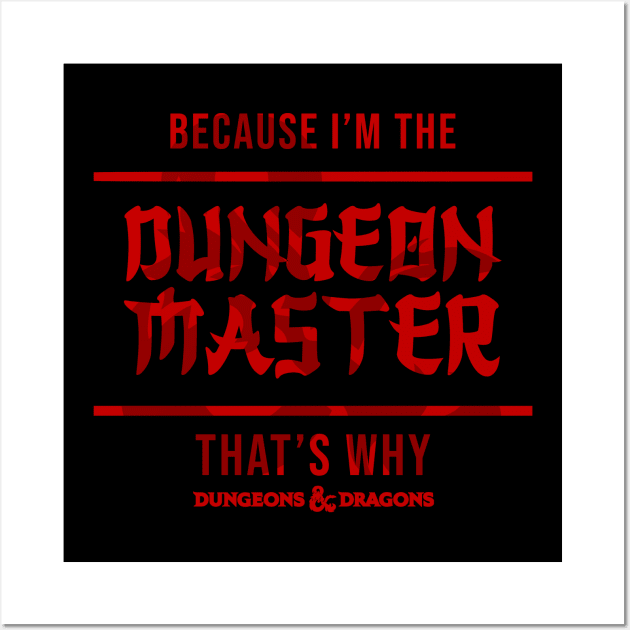 Dungeons And Dragons - Dungeon master Wall Art by Collage Collective Berlin